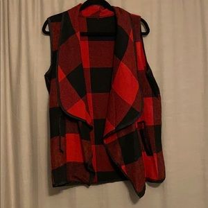 Plaid vest